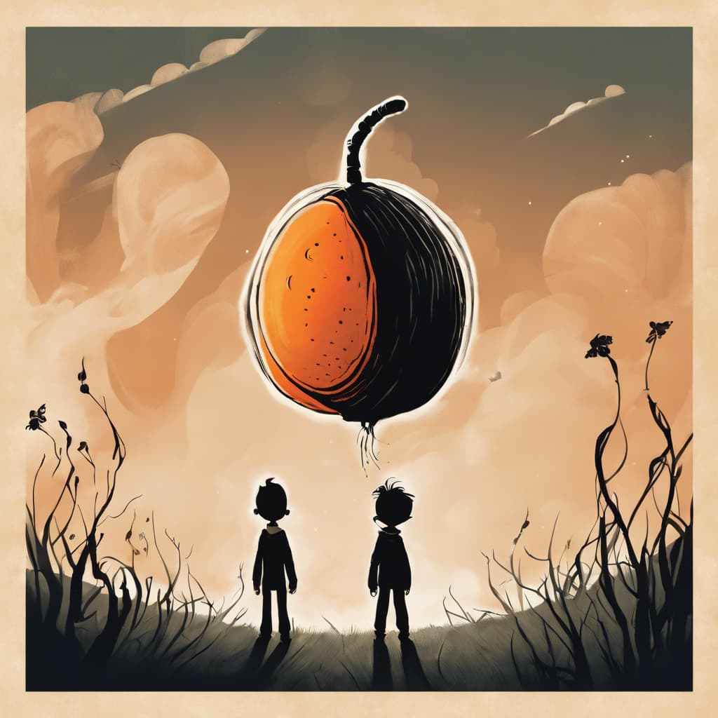 James and the Giant Peach cover art