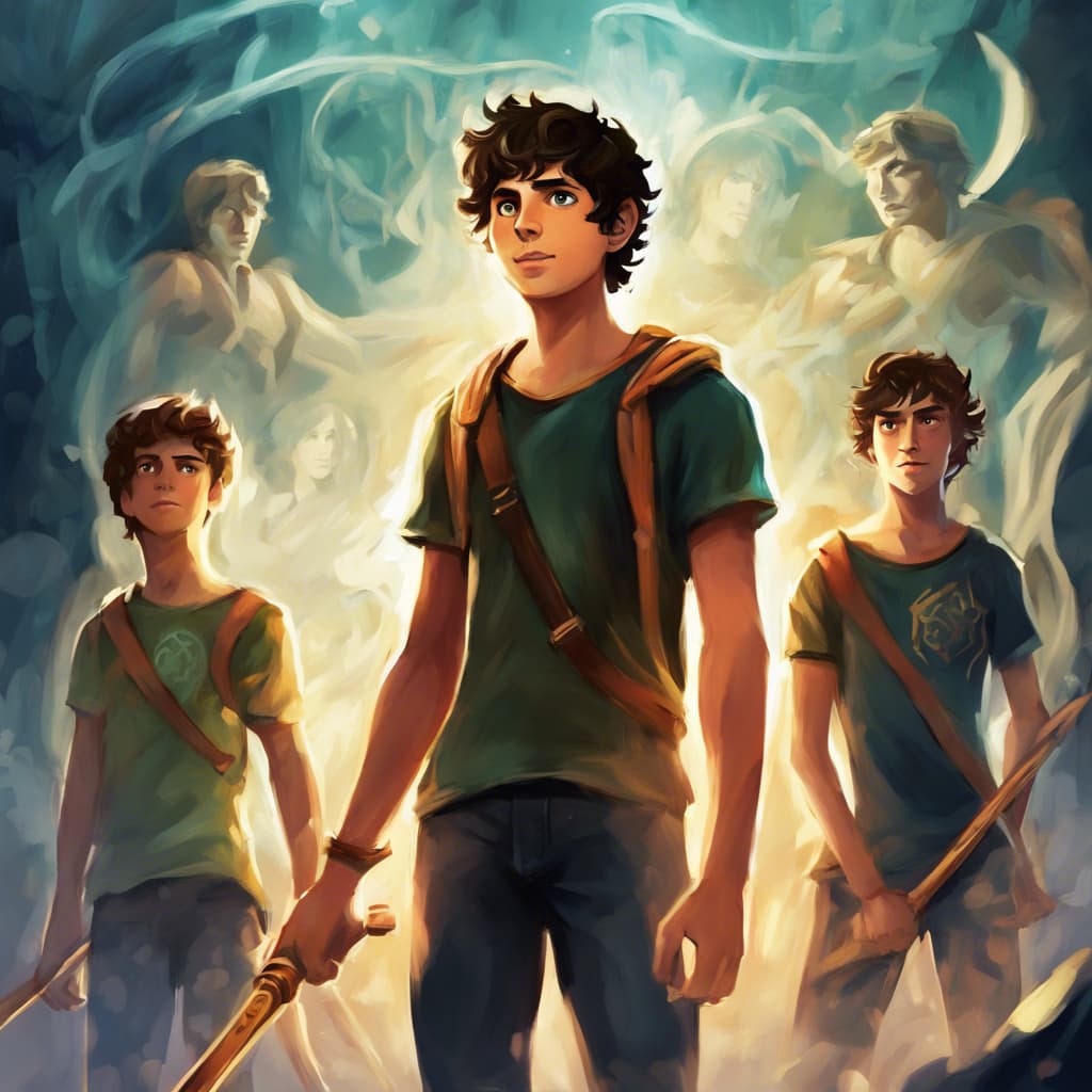 Percy Jackson & the Olympians cover art