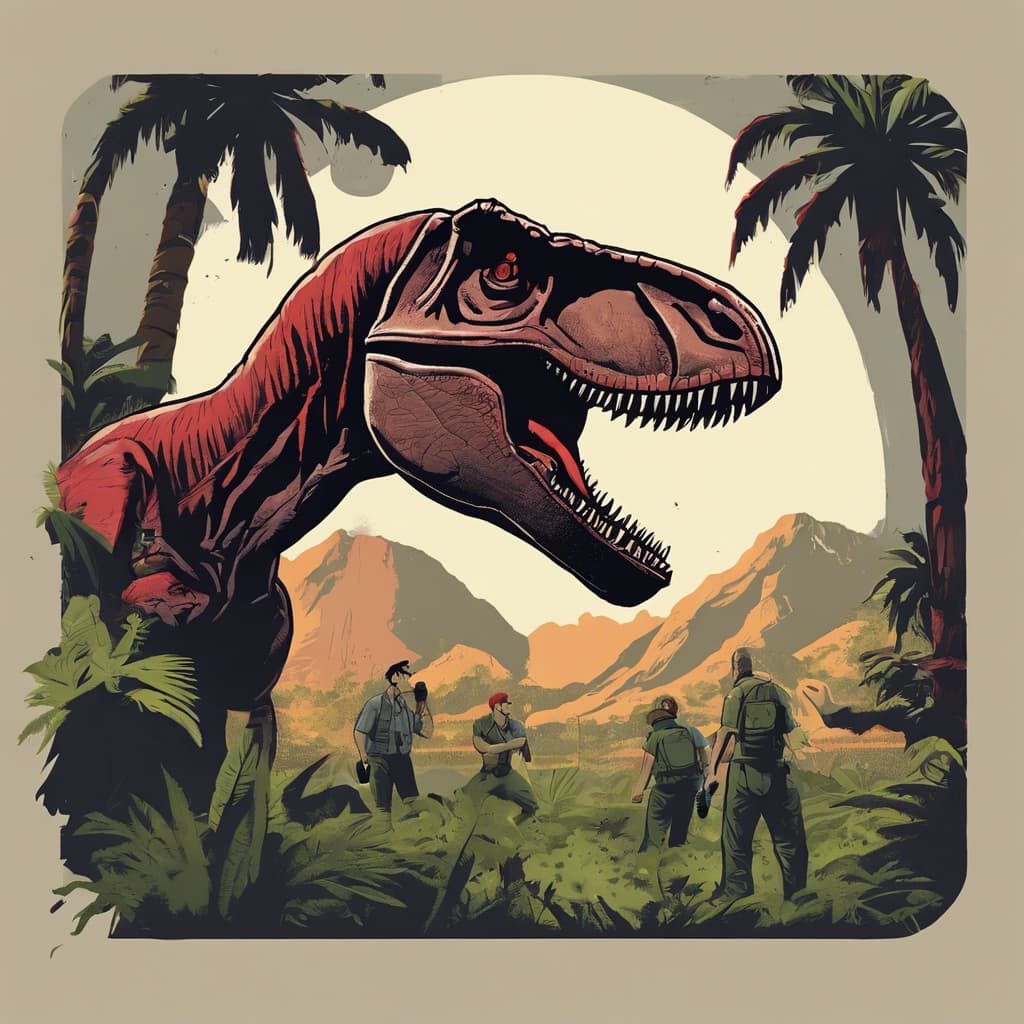 Jurassic Park cover art