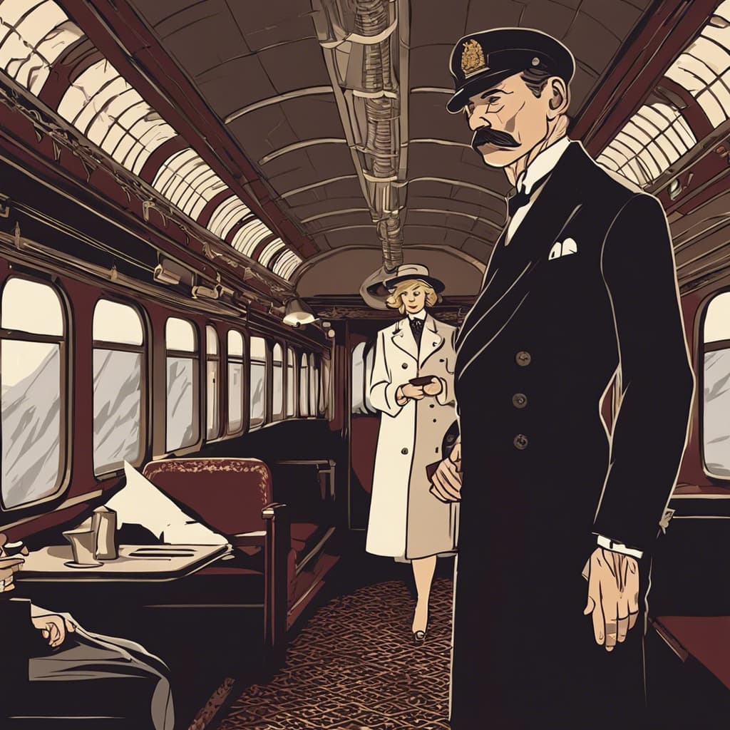 Murder on the Orient Express cover art