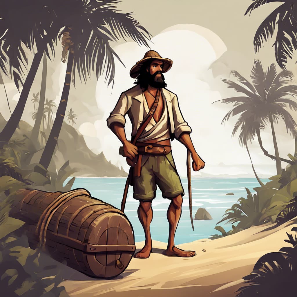 Robinson Crusoe cover art
