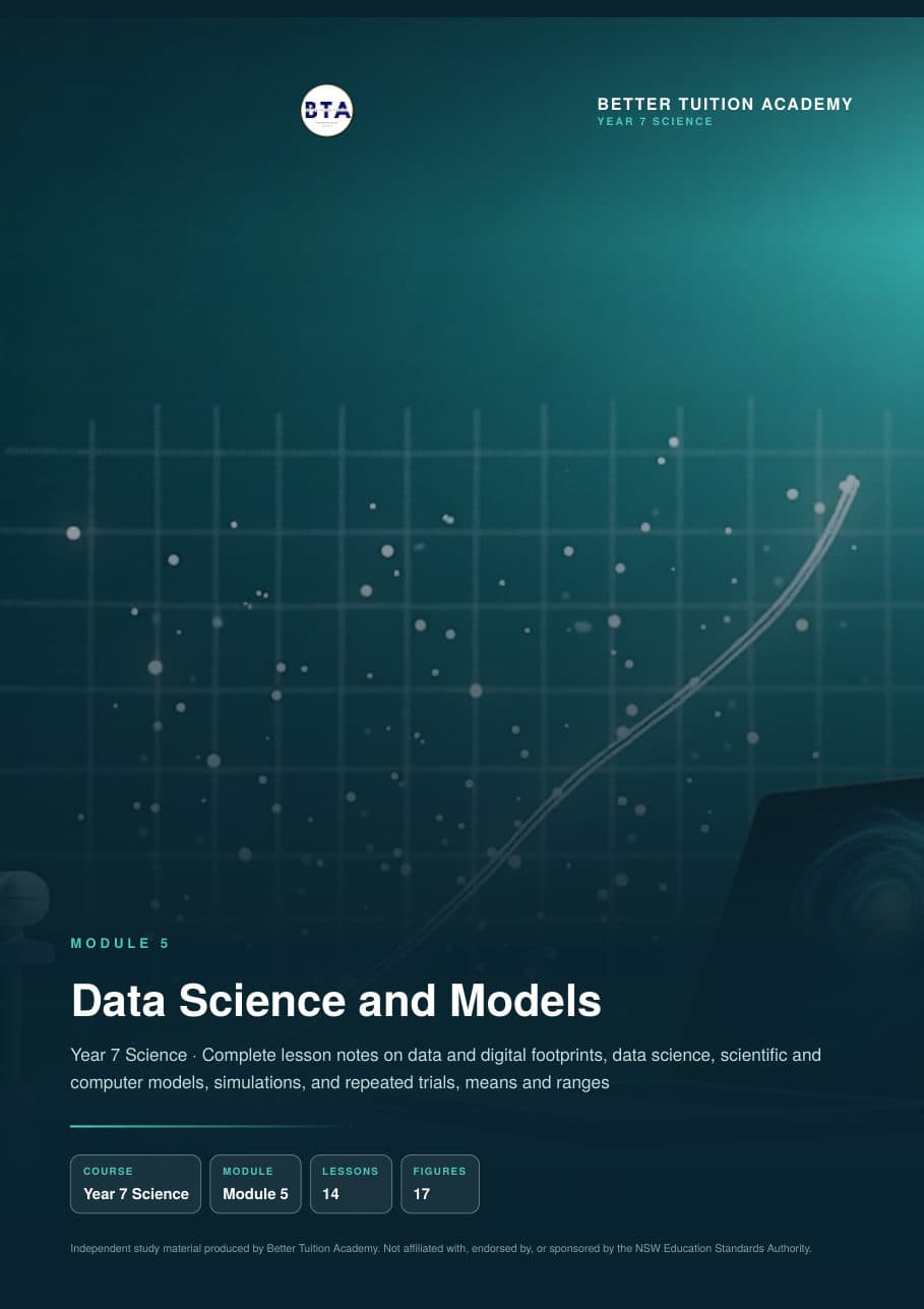 Sample page 1 of the Data Science and Models study guide