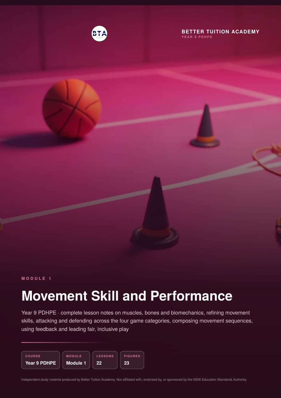 Sample page 1 of the Movement Skill and Performance study guide